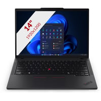 Lenovo ThinkPad T14 Gen 6 Intel (21QG00D6MH) 14"  Copilot+ laptop Zwart | Ultra 7 258V | Arc Graphics 140V |  32 GB | 512 GB SSD