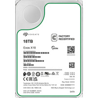 Seagate Exos X18 18 TB Refurbished harde schijf SATA 6 Gb/s, 3,5"