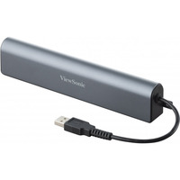 ViewSonic ViewBoard dock VB-IOB-001 dockingstation Zwart, USB-C, DP, HDMI, VGA, voor de IFP50-5-serie