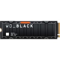 WD Black SN850X NVMe 2 TB SSD Zwart, PCIe 4.0 x4, NVMe, M.2 2280, Heatsink