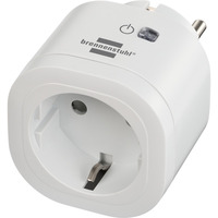 Brennenstuhl Connect smart plug WA 3600 XS02 stekkerdoos Wit, 2.4 GHz WiFi, Alexa, Google, Matter