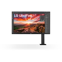 LG 32UN880P-B UHD 4K Ergo IPS-monitor met USB Type-C 31.5" Curved  Zwart, HDMI, DisplayPort, USB-C