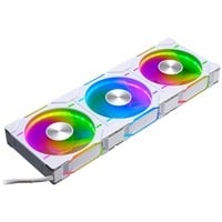 Phanteks D30-120 PWM Regular RGB case fan Wit, 120 x 120 x 30 mm, 3 stuks, 4-pins PWM fan-connector