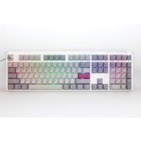 Ducky One 3 Mist Grey RGB mechanisch toetsenbord Lichtgrijs, US lay-out (QWERTY), Cherry MX Red, 100%, RGB led, Double-shot PBT, Hot-swappable, QUACK Mechanics
