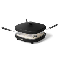 Tristar PZ-9174 Pizza Family 4 pizzaoven Zwart, 900 Watt