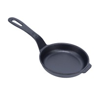 Victoria Mini Skillet 12 cm, Seasoned bak-/braadpan Zwart, Color packaging