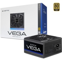 Chieftec VEGA PPG-850-S, 850 Watt voeding  Zwart, 1x 12 Pin High Power GPU, 4x PCIe