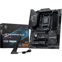 MSI X870E GAMING PLUS WIFI socket AM5 moederbord Zwart, RAID, 5Gb-LAN, Wi-Fi 7, BT, Sound, ATX