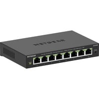 Netgear 8-poorts Gigabit Ethernet Plus-switch (GS308Ev4) Zwart, Unmanaged