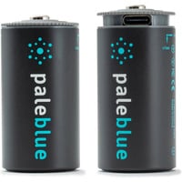 Paleblue C (USB-C) Oplaadbare batterij, 2 stuks Zwart