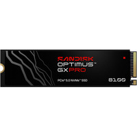 SanDisk Optimus GX PRO 8100 2 TB SSD Zwart, PCIe 5.0 x4, NVMe, M.2 2280