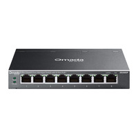 TP-Link Omada ES208GP 8-Poort Gigabit Easy Managed Switch Zwart, 8x PoE+