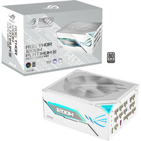 ASUS ROG Thor Platinum III White Edition (ROG Equalizer) modulaire 1200 watt voeding  Zwart, 1x 12V-2x6, 4x PCIe