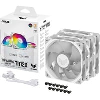 ASUS TUF Gaming TR120 ARGB Pack, 3 stuks case fan Wit/transparant