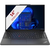 Lenovo ThinkPad E16 Gen 1 (21JT0038MH) 16" laptop Grafiet | Ryzen 5 7530U | Radeon Graphics | 8 GB | 256GB SSD
