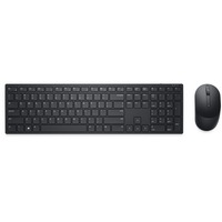 Dell KM5221W Pro draadloze desktopset Zwart, EU lay-out (QWERTY), 100%, 1600 dpi