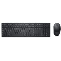 Dell Professioneel draadloos toetsenbord en muis - KM5221W, desktopset Zwart, EU lay-out (QWERTY), 1600 dpi