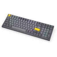 ENDORFY Celeris 1800, gaming toetsenbord Grijs, US lay-out, ENDORFY Yellow by Gateron, ARGB, PBT keycaps, Hot-swap, Bluetooth / USB-C / 2.4 GHz
