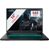 GIGABYTE GAMING A16 PRO DXH 16" gaming laptop Zwart | Core 7 processor 240H | RTX 5070 Ti | 32 GB | 1 TB SSD