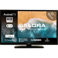Salora 32MBA300 Smart TV, 12V 32" Led Zwart, 2x HDMI, USB-A, WiFi, BT