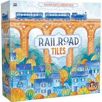 White Goblin Games Railroad Tiles Bordspel Nederlands, 1 - 4 spelers, 45 minuten, Vanaf 8 jaar