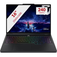Lenovo Legion Pro 5 16IAX10H (83LU007SMH) 16"  gaming laptop Zwart | Core Ultra 9 275HX | RTX 5070 Ti | 32 GB | 1 TB SSD