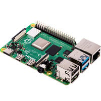 Raspberry Pi Foundation Raspberry Pi 4 model B moederbord Groen, 8 GB LPDDR4