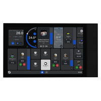 Shelly Wall Display XL bedieningspaneel Zwart, Touchscreen, Wi-Fi 6, Bluetooth 5.4