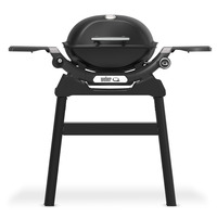 Weber Q 1200N gasbarbecue met zijtafels en compact onderstel Zwart, 1 Brander | Propaan/butaan