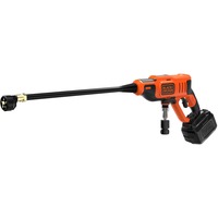 BLACK+DECKER BCPC18D1-QW 18V hogedrukreiniger Oranje/zwart, 18V 2.0Ah Accu en oplader inbegrepen