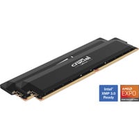Crucial 32 GB DDR5-6000 (2x 16 GB) Dual-Kit werkgeheugen Zwart, CP2K16G60C36U5B, PRO OC, XMP 3.0, EXPO