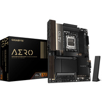 GIGABYTE X870E AERO X3D DARK WOOD socket AM5 moederbord Zwart/houtkleur, RAID, 2x 5 Gb-LAN, Wi-Fi 7, BT, Sound, ATX