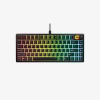 Glorious GMBK 75%, gaming toetsenbord Zwart, US lay-out, Membraan, 75%, RGB
