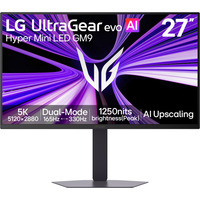 LG UltraGear evo 27GM950B-B 27" 5K UHD gaming monitor Zwart, 2x HDMI, DisplayPort, USB-A, USB-C, 165 Hz / 330 Hz