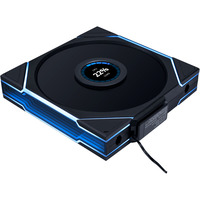 Lian Li UNI FAN TL 140 LCD Wireless Reverse Blade RGB case fan Zwart, 140 x 140 x 28 mm, PWM, 1x 9-pin USB