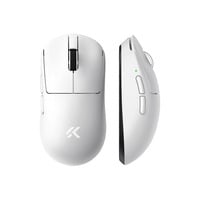 MCHOSE A7 V2 Pro gaming muis Wit, 26.000 DPI, 8K, 2.4 GHz / Bluetooth / USB-C