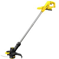 Stanley FATMAX V20 18V 25 cm grastrimmer Zwart/geel, Accu en oplader inbegrepen