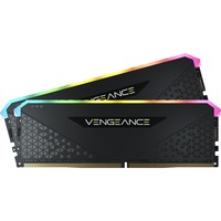 Corsair Vengeance RGB RS 16 GB DDR4-3200 (2x 8 GB) werkgeheugen Zwart, CMG16GX4M2E3200C16, XMP 2.0