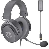 ENDORFY Viro Plus USB Alt Gray over-ear gaming headset Donkergrijs, USB-A, 3,5 mm aansluiting