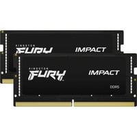 Kingston FURY Impact 32 GB DDR5-5600 (2x 16 GB) laptopgeheugen Zwart, KF556S40IBK2-32, SO-DIMM