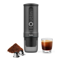 OutIn Nano Portable Espresso Machine - Space Grey espressomachine Grijs, 80 ml, USB-C