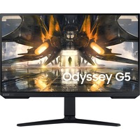SAMSUNG Odyssey G5A LS27AG500NUXEN 27" gaming monitor Zwart, 1x HDMI, 1x DisplayPort, 165 Hz