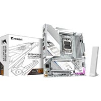 GIGABYTE X870M AORUS ELITE WIFI7 ICE socket AM5 moederbord Wit, RAID, Wi-Fi 7, BT, 2.5 Gb-LAN, Sound, µATX
