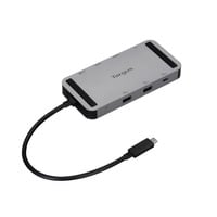 Targus USB4 Dual Video Mobile Dock with 140W EPR Pass-Thru dockingstation Aluminium