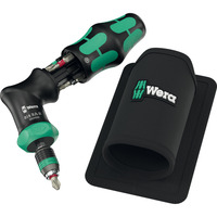 Wera Kraftform Kompakt Pistol RA -R 1, 7‑delig bitset Zwart/groen