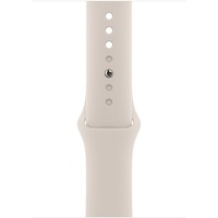 Apple Sportbandje - Sterrenlicht (45 mm) - M/L armband Wit