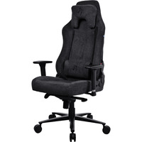 Arozzi Vernazza Soft Fabric - Pure Black gamestoel Zwart