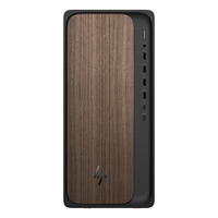 HP OmniDesk Desktop AI M03-0031nd PC (D13SFEA) pc-systeem Zwart/houtkleur | Ultra 7 265 | Intel Graphics | 16 GB | 1 TB SSD