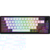 Hator Skyfall Pro Wireless, gaming toetsenbord Zwart, US lay-out, HATOR Aurum Vanilla Silent, 65%, RGB, Double-shot PBT, Hot-swap, 2.4GHz / Bluetooth / USB-C