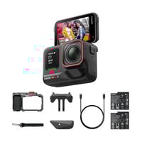 Insta360 Ace Pro 2 Xplorder Bundle Dual Battery videocamera Zwart, 2x 1800 mAh accu